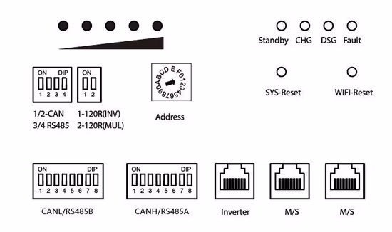 Baterias de lítio Baterias solares LiFePO4 3kwh 5kwh 10kwh 15kwh 20kwh Baterias de fosfato de ferro-lítio 51,2V 60ah 100ah Baterias de armazenamento solar residencial